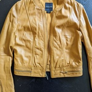 Lamb skin leather jacket